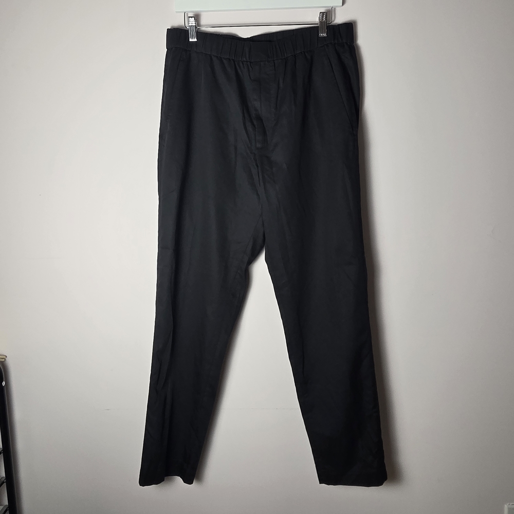 COS Black Lyocell Cotton Tapered Trousers NWT Men’s 38R Minimalist Scandinavian
